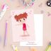 Ballerina postcard: Tendu 2