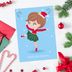 Ballerina postcard: Attitude Devant (Christmas) 1