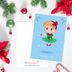 Postkarte Ballerina Weihnachten: Pas de Chat 2
