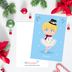 Postkarte Ballerina Weihnachten: Passé 2