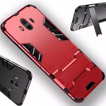Für Apple iPhone XS MAX 6.5 Zoll Metal Style Outdoor Rot Tasche Hülle Cover Schutz Neu