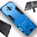 Für Apple iPhone XS MAX 6.5 Zoll Metal Style Outdoor Hellblau Tasche Hülle Cover Schutz Neu