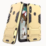 Für Xiaomi MI A2 Lite Metal Style Outdoor Gold Tasche Hülle Cover Schutz Case Neu