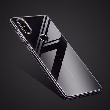 Für Xiaomi Mi MIX 3 Silikoncase TPU Transparent + 0,26 H9 Glas Tasche Hülle Schutz Cover