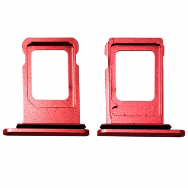 4 in 1 Simkarten Halter für Apple iPhone Xr Rot Sim Card Tray Side Key Buttons