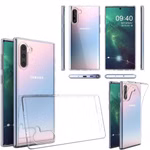 Für Samsung Galaxy Note 10 N970F Silikoncase TPU Schutz Transparent Tasche Hülle Cover Etui Zubehör Neu