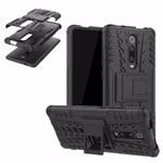 Für Xiaomi Redmi Note 8 Pro Hybrid Case 2teilig Outdoor Schwarz Tasche Hülle Cover Schutz