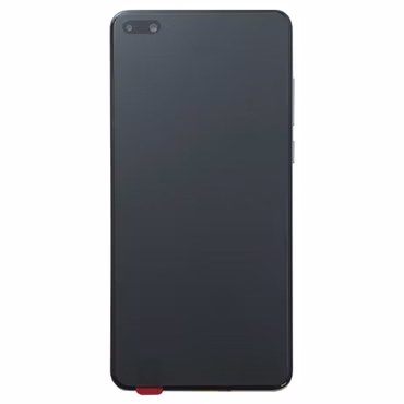 Huawei Display LCD Einheit + Rahmen für P40 Service Pack 02353MFW Weiß / Ice White Neu
