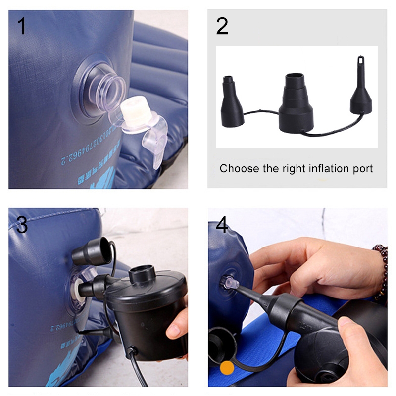 Tragbare Multifunktions Luft Pumpe elektrisch Reifen Matratze Matte USB wearable