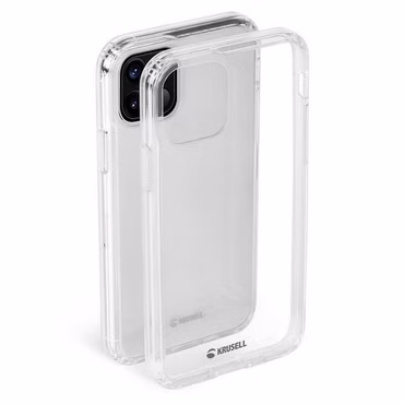 KRUSELL Silikon Schutzhülle für Apple iPhone 12 / 12 Pro Transparent Clear Hülle Case Cover Etui NEU