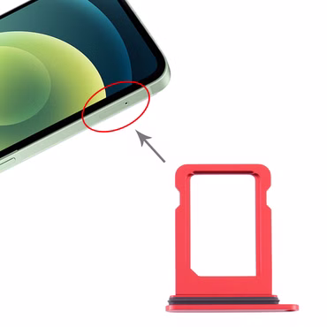 SIM Karten Halter für Apple iPhone 12 Mini Rot Card Tray Ersatzteil Neu