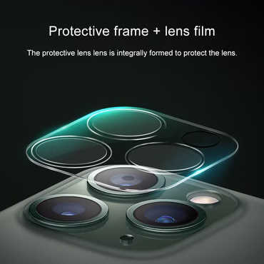 Kamera Cam Schutz Protection Ring für Apple iPhone 12 Transparent Ersatzteil Reparatur