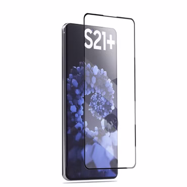 Für Samsung Galaxy S21 Plus G996B 2x 4D Premium 0,3 mm H9 Hart Glas Schwarz Folie Schutz Hülle Neu