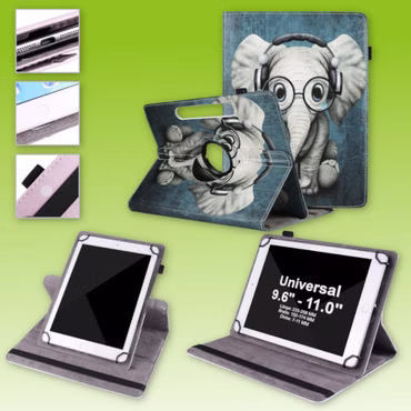 Für Honor / Huawei Tablet Motiv Muster 360 Grad Rotation Tasche Kunst-Leder Hülle Etuis Cover Schutz Case Zubehör