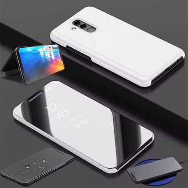 Clear View Spiegel Mirror Smartcover für Smartphones Schutzhülle Cover Etui Tasche Hülle Neu Case