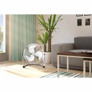 Goobay 16 Zoll Retro Boden Ventilator Silber Neu TOP Angebot Aktion Belüftung