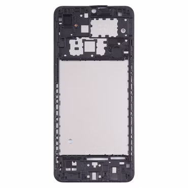 Für Samsung Galaxy A02 Front Housing LCD Bezel Rahmen Ersatz Schwarz 