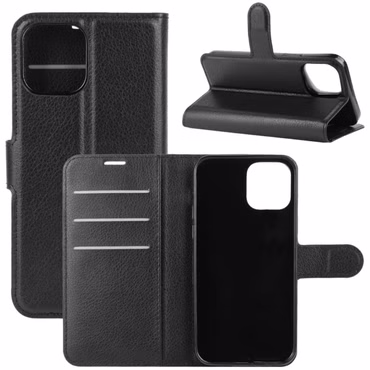 Für Apple iPhone 13 Pro Max Handy Tasche Wallet Premium Schwarz Schutz Hülle Case Cover Etuis Neu Zubehör