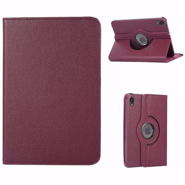 Für Apple iPad Mini 2024 8.3 Zoll / Mini 6 2021 360 Grad Rotation Kunstleder Hülle Lila