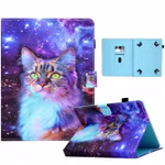 Kunstleder Tablet Cover Tasche Katze für Lenovo Tab M10 Schwarz Hülle
