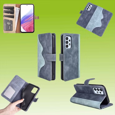 Für Smartphones Handy Tasche Etuis Design Book Cover Schutz Case Hülle Zubehör Wallet