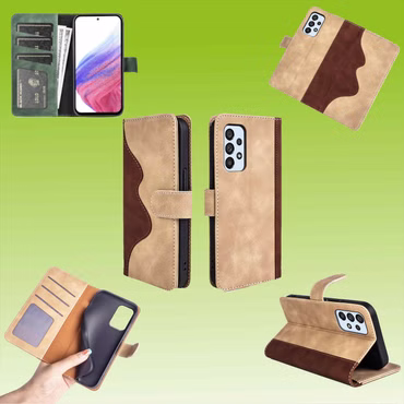 Für Smartphones Handy Tasche Etuis Design Book Cover Schutz Case Hülle Zubehör Wallet