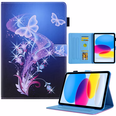 Für Apple iPad 11. Gen A16 2025 / 10.9 2022 Kunstleder Tasche Motiv 11