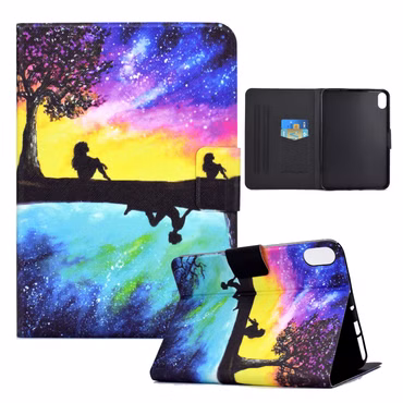 Für Apple iPad 11. Gen A16 2025 / 10.9 2022 Kunstleder Tasche Motiv 20