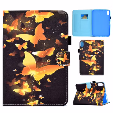 Für Apple iPad 11. Gen A16 2025 / 10.9 2022 Kunstleder Tasche Motiv 26