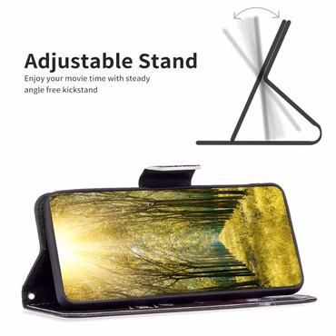 Für Xiaomi Redmi 12C Kunstleder Handy Tasche Book Motiv 1 Schutz Hülle