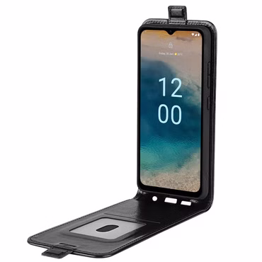 Für Nokia G22 Zubehör / Schutz Cover Handy Tasche Etuis TPU Case Schutz AUSWAHL, Farbe: Flip Tasche Schwarz