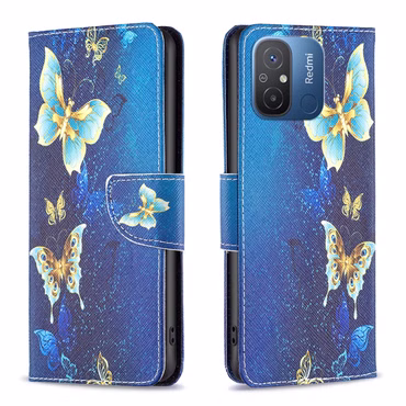 Für Xiaomi Redmi 12C Kunstleder Handy Tasche Book Motiv Etuis Schutz