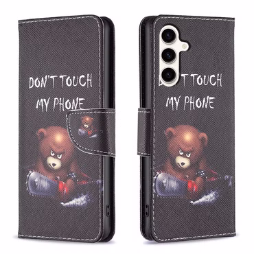 Für Samsung Galaxy S23 FE Kunstleder Handy Tasche Book Motiv 6 Case