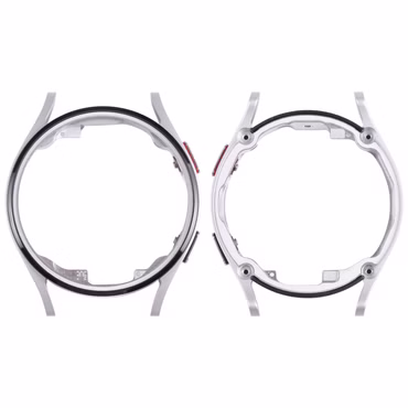 Für Samsung Galaxy Watch4 40mm SM-R860 LCD Rahmen Bezel Ersatzteil Reparatur Silber