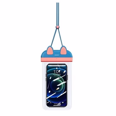USAMS Wasserdichte Universell Handy Tasche 7" Umhängetasche Blau Pink
