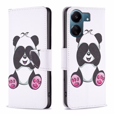 Für Xiaomi Redmi 13C Kunstleder Handy Tasche Hülle Book Motiv 4 Case