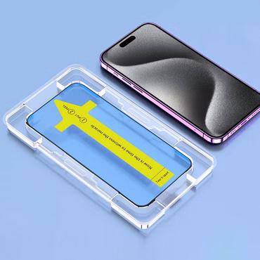 Für Apple iPhone 17 16 15 Serie HD / Privacy Staubdichte Antistatische Hart Glas