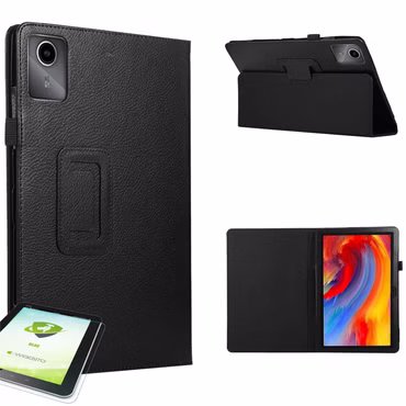 Für Lenovo Tab M11 Kunst-Leder Tablet Tasche Hülle Case + H9 Hart Glas
