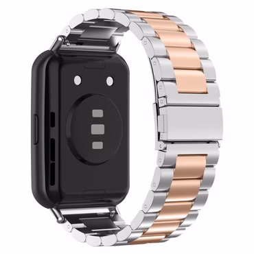 Für Huawei Watch Fit 4 / 4 Pro / 3 Three Bead Edelstahl Metall Band