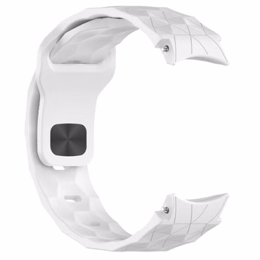 Für Samsung Galaxy Watch FE / 6 / 5 / 4 40mm Silikon Arm Band Weiß