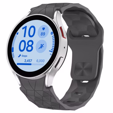 Für Samsung Galaxy Watch FE / 6 / 5 / 4 40mm Silikon Arm Band Grau
