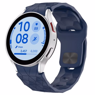 Für Samsung Galaxy Watch FE / 6 / 5 / 4 40mm Silikon Arm Band D- Blau