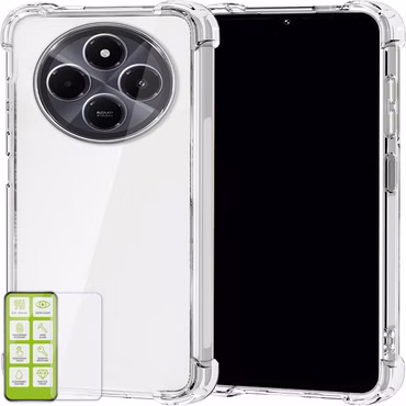 + Schutzglas für Xiaomi Redmi 17C 4G / 14C 4G Set TPU Schutz 9H Glas