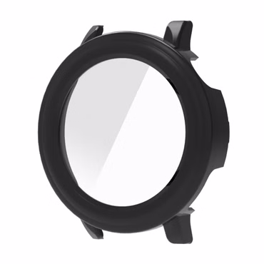Für Huawei Watch GT 5 Pro 42mm Kunststoff Hülle + H9 Hart Glas Schwarz