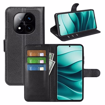 Für Xiaomi Redmi Note 14 Pro Plus 5G Kunstleder Wallet Tasche Hülle