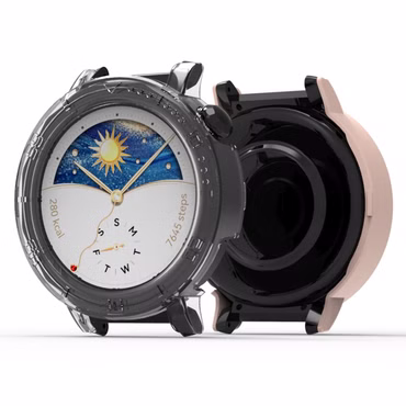 Für Huawei Watch GT 5 Pro 42mm PC Watch Schutz Gehäuse Hülle Schwarz