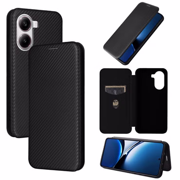 Für Xiaomi Poco X7 Pro 5G / Redmi Turbo 4 Carbon Schutz Hülle Schwarz