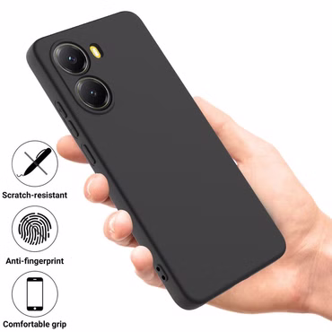 Für Xiaomi Poco X7 Pro 5G / Redmi Turbo 4 Silikon TPU Hülle + 9H Glas