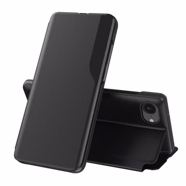 Handy Hülle Smart View für Smartphone Modelle Magnetisch Flip Case Schutz Cover, Geräte-Marke: Apple, Handy-Typ: iPhone 17e / 16e , Farbe: Schwarz