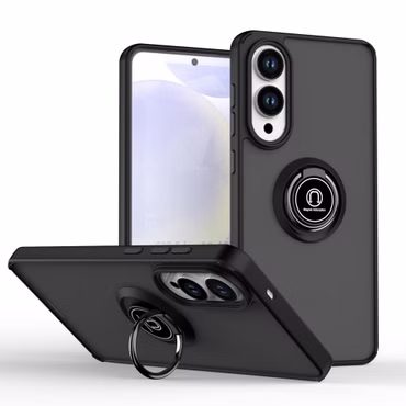Für Samsung Galaxy S25 Edge 5G Shadow Design TPU Schutz Hülle Schwarz